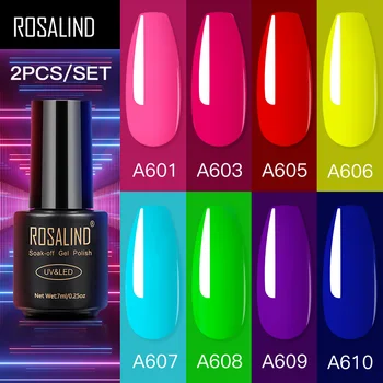 ROSALIND 2PCS Nail Gel Polish Set Hybrid Varnishes Nails Art Semi Permanent Soak Off Nail Polish Gellak Base Top Lacquer Kit
ROSALIND 2PCS Nail Gel Polish Set Hybrid Varnishes Nails Art Semi Permanent Soak Off Nail Polish Gellak Base Top Lacquer Kit