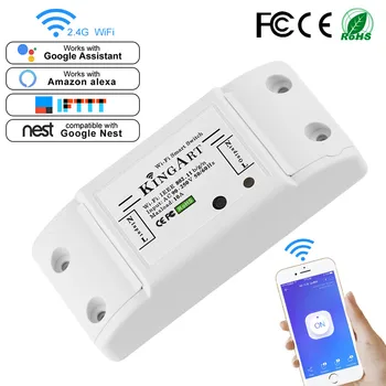 WiFi Switch 90V-250V Wireless Remote Control Light Switches Electrical for Household Appliances Work with Echo Google Home
WiFi Switch 90V-250V Wireless Remote Control Light Switches Electrical for Household Appliances Work with Echo Google Home