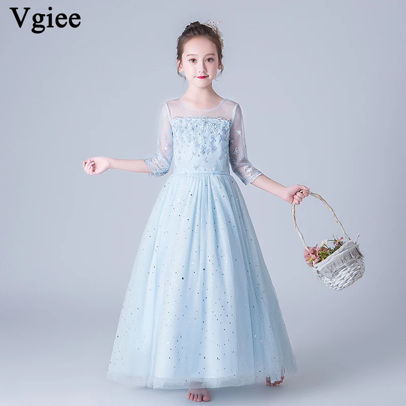 Vgiee Girls Dresses for Party and Wedding Birthday Mesh Ankle-Length Half Princess Dress for Girls Kids Baby Outfit CC662A 
Vgiee Girls Dresses for Party and Wedding Birthday Mesh Ankle-Length Half Princess Dress for Girls Kids Baby Outfit CC662A