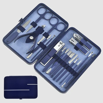 2020 New Nail Clipper Set Household Blue Nail Scissors Tweezer Pedicure Kits Professional Nails Art Kit Manicure Tool Beauty Set
2020 New Nail Clipper Set Household Blue Nail Scissors Tweezer Pedicure Kits Professional Nails Art Kit Manicure Tool Beauty Set