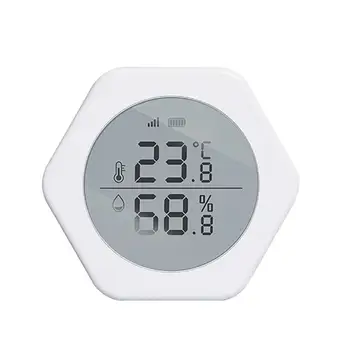 ZigBee Temperature And Humidity Sensor With LCD Screen Display Working With TuYa ZigBee Hub Battery Powered Smart Life
ZigBee Temperature And Humidity Sensor With LCD Screen Display Working With TuYa ZigBee Hub Battery Powered Smart Life