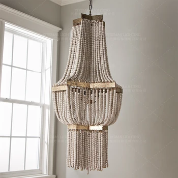 Large Wood fringe chandelier beaded lighting vintage loft farmhouse hanging light nordic antique wood chandelier kitchen light
Large Wood fringe chandelier beaded lighting vintage loft farmhouse hanging light nordic antique wood chandelier kitchen light