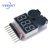 Digital 2 IN1 Low Voltage Buzzer Alarm Module 1-8S Battery Indicator Buzzer BB Sound Monitor Tester for Helicopter Battery
Digital 2 IN1 Low Voltage Buzzer Alarm Module 1-8S Battery Indicator Buzzer BB Sound Monitor Tester for Helicopter Battery