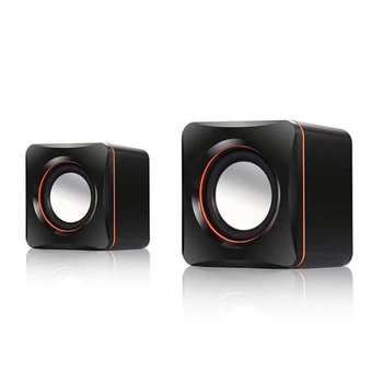 Portable Computer Speaker 2 Pcs USB Power Computer Speaker Stereo 3.5mm Desktop Computer, Laptop, Mini Wired Woofer Speaker AC
Portable Computer Speaker 2 Pcs USB Power Computer Speaker Stereo 3.5mm Desktop Computer, Laptop, Mini Wired Woofer Speaker AC