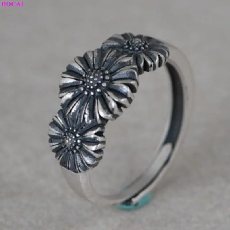 100% Real S999 Sterling Silver Ring 2022 New Fashion Matte Chrysanthemum Pure Argentum Hand Jewelry for Women
100% Real S999 Sterling Silver Ring 2022 New Fashion Matte Chrysanthemum Pure Argentum Hand Jewelry for Women