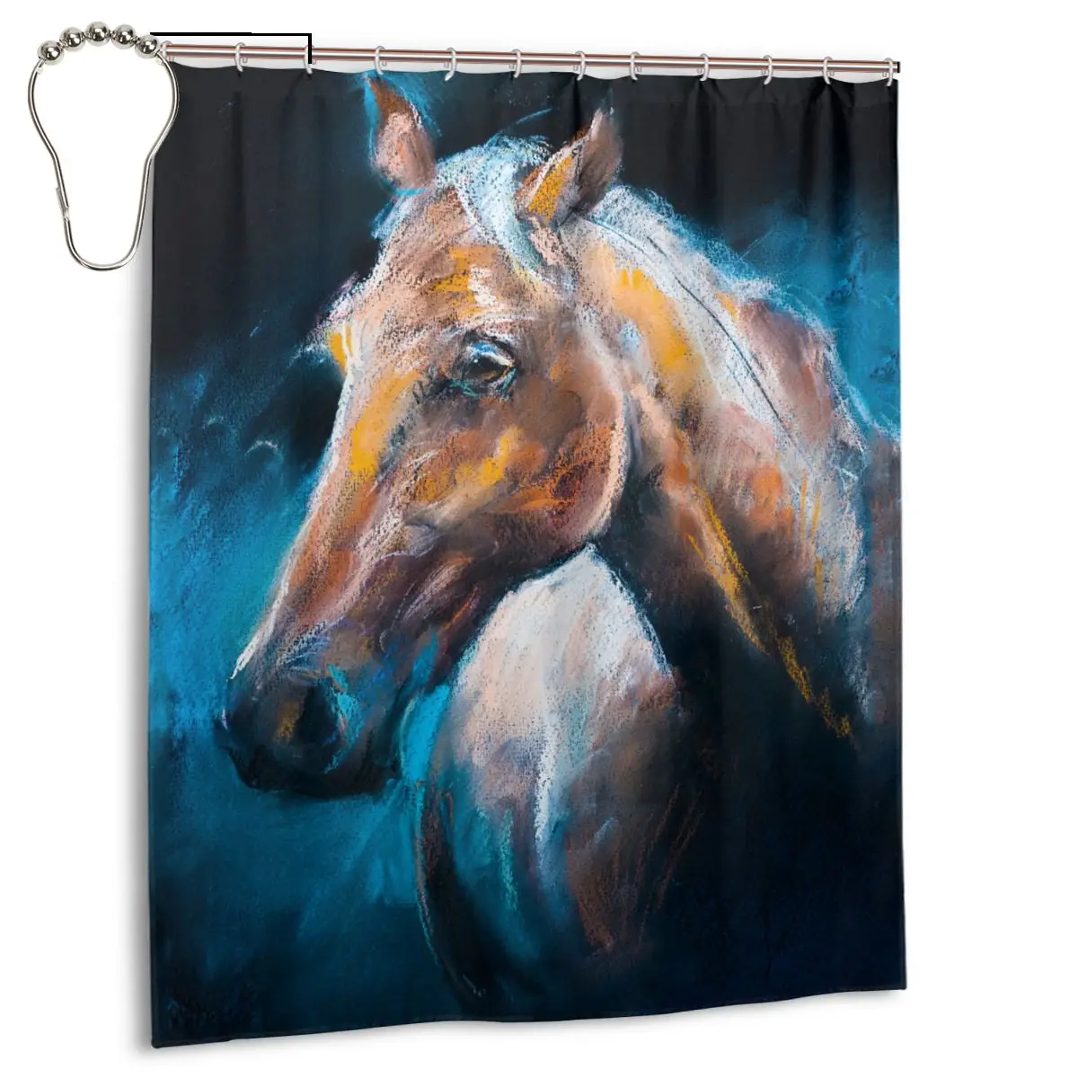 3D Cool Horse harajuku Shower Curtains Bathroom Curtain Frabic Waterproof Polyester Bath Curtain with Hooks
3D Cool Horse harajuku Shower Curtains Bathroom Curtain Frabic Waterproof Polyester Bath Curtain with Hooks