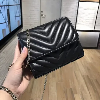 Korea style fashion easy matching V-lattice cover shoulder bags sheepskin small chains mini messenger bag women
Korea style fashion easy matching V-lattice cover shoulder bags sheepskin small chains mini messenger bag women