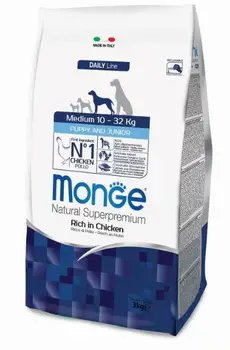 Monge Dog Medium корм для щенков средних пород 3 кг 
Monge Dog Medium корм для щенков средних пород 3 кг