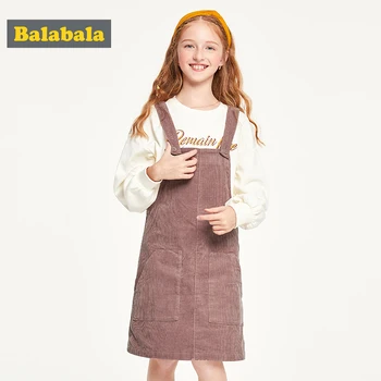 Balabala Children clothing girls dress cotton 2019 new autumn dress ocean corduroy strap dress princess
Balabala Children clothing girls dress cotton 2019 new autumn dress ocean corduroy strap dress princess
