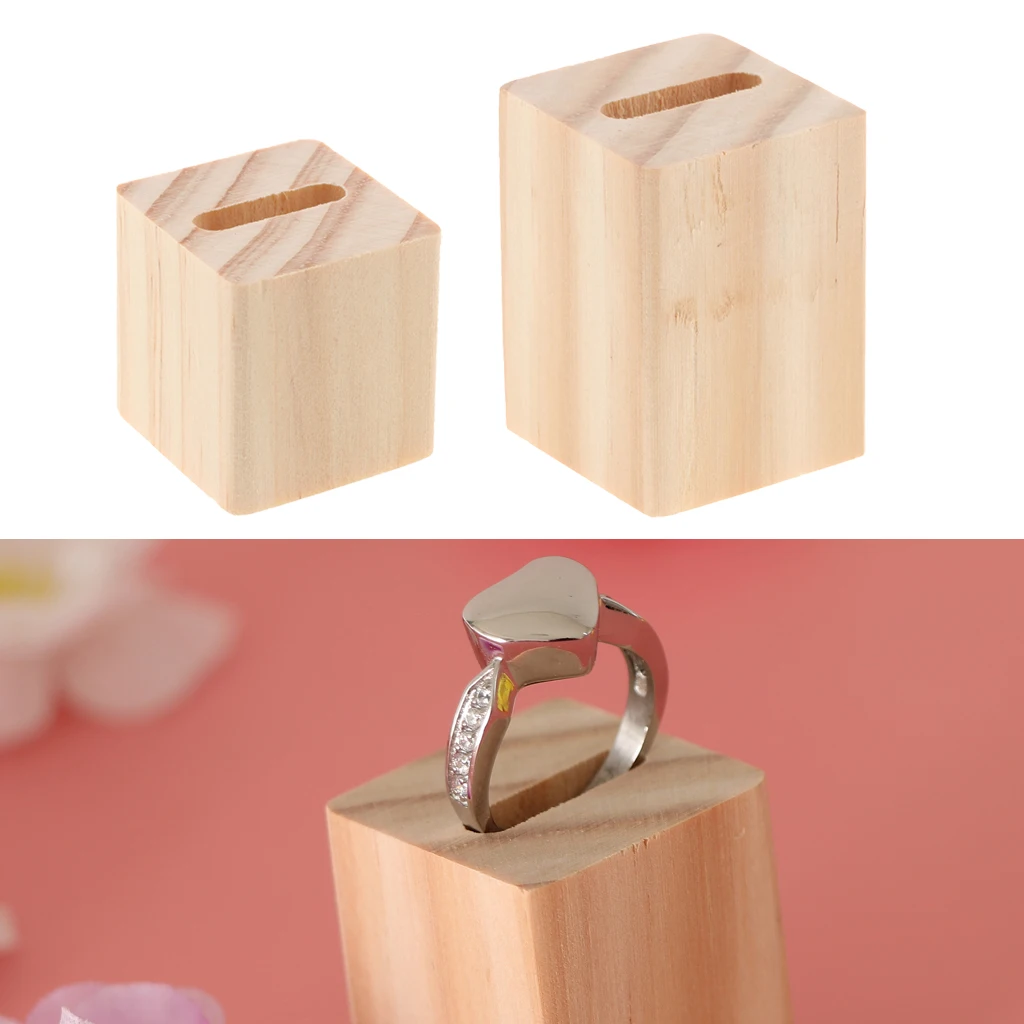 2 Pieces Natural Unfinished Wooden Ring Jewelry Display Kids Art Painting Rack DIY Project Making
2 Pieces Natural Unfinished Wooden Ring Jewelry Display Kids Art Painting Rack DIY Project Making