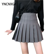 

Pleated Skirt Academy Refreshing High-waisted Skirt Women's Mini Skirts Korean Style Fashion Preppy Style