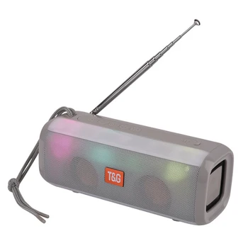 TG144 Bluetooth Speaker & FM Raido Cool LED Light Portable Wireless Column With Adjustable Antenna Strong Signal FM Loudspeaker
TG144 Bluetooth Speaker & FM Raido Cool LED Light Portable Wireless Column With Adjustable Antenna Strong Signal FM Loudspeaker