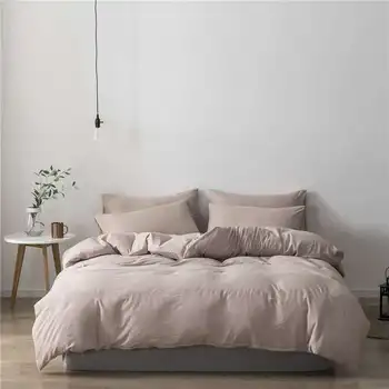 Hot Sale 3pcs Duvet Cover Set Washed Cotton Bedding Set Duvet Sheet Queen Twin King Size Bed Covers Pillowcase Included Not
Hot Sale 3pcs Duvet Cover Set Washed Cotton Bedding Set Duvet Sheet Queen Twin King Size Bed Covers Pillowcase Included Not