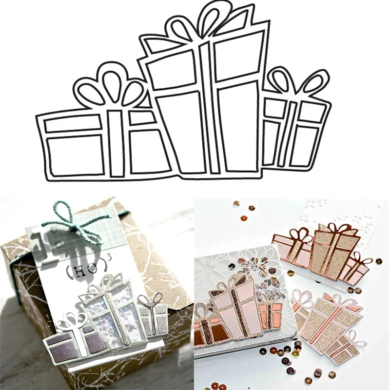 Eastshape Well-packed Gift Box Metal Cutting Dies New 2019 Dies Scrapbooking for Card Making Craft Die Cut Stencil kscraft
Eastshape Well-packed Gift Box Metal Cutting Dies New 2019 Dies Scrapbooking for Card Making Craft Die Cut Stencil kscraft