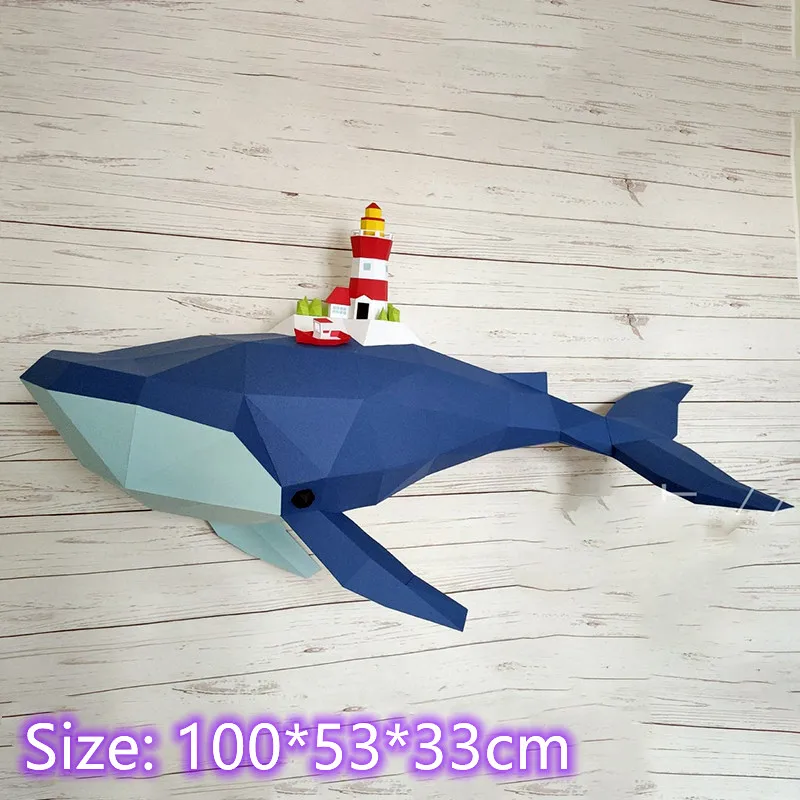 3D Papercraft Paper Blue Whale Halloween Boy's Bedroom Wall Decor Art Decorations Home Hallway Party Decorations Diy Toys
3D Papercraft Paper Blue Whale Halloween Boy's Bedroom Wall Decor Art Decorations Home Hallway Party Decorations Diy Toys