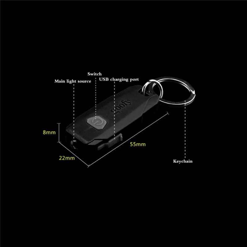 1 Pcs Mini LED Flashlight Keychain USB Rechargeable Portable 50LM Light With 2 Modes Tube Key Ring Torch
1 Pcs Mini LED Flashlight Keychain USB Rechargeable Portable 50LM Light With 2 Modes Tube Key Ring Torch