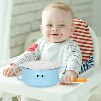 Baby Feeding Training Bowl Universal Infants Tableware Heat Insulation Bowl with Spoon Set Home Necessary Tourist Partners
Baby Feeding Training Bowl Universal Infants Tableware Heat Insulation Bowl with Spoon Set Home Necessary Tourist Partners