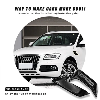 2PCS Car Shark Gill Side Vent Modification Auto Racing Air Flow Fender Mesh Side Black Decoration Sticker for BMW E60 audi A3A4
2PCS Car Shark Gill Side Vent Modification Auto Racing Air Flow Fender Mesh Side Black Decoration Sticker for BMW E60 audi A3A4
