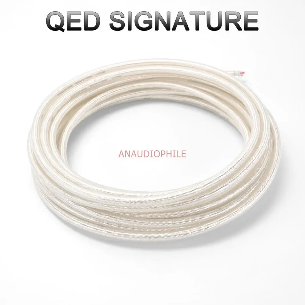 QED Signature Hifi Audio Cable Sliver Plated 4 Conductors For RCA Interconnect USB XLR Balanced Audio Cable DIY
QED Signature Hifi Audio Cable Sliver Plated 4 Conductors For RCA Interconnect USB XLR Balanced Audio Cable DIY