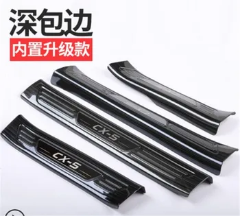 For Mazda CX-5 CX5 Accessories Car door sill protector scuff plate Trim stainless steel protection Plates Cover 2017- 2020 
For Mazda CX-5 CX5 Accessories Car door sill protector scuff plate Trim stainless steel protection Plates Cover 2017- 2020