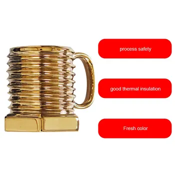 Screw Pattern Ceramic Cup Creative Gift Coffee Mug Cup Breakfast Cup Personality Matt Screwdriver Cup 
Screw Pattern Ceramic Cup Creative Gift Coffee Mug Cup Breakfast Cup Personality Matt Screwdriver Cup