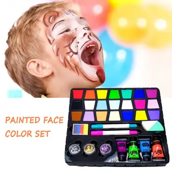 Non Toxic Body Paint Face Paint Palette Tattoo Makeup Oil Painting Halloween Party Fancy Waterproof Tattoo Kit Body Art Paint
Non Toxic Body Paint Face Paint Palette Tattoo Makeup Oil Painting Halloween Party Fancy Waterproof Tattoo Kit Body Art Paint