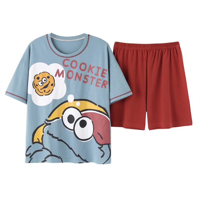 Caiyier Women Summer 2020 Cottton Pajamas Set O-Neck Cute Print Sleepwear Short Sleeve Top + Shorts Nightgown Girl Casual Pyjama
Caiyier Women Summer 2020 Cottton Pajamas Set O-Neck Cute Print Sleepwear Short Sleeve Top + Shorts Nightgown Girl Casual Pyjama
