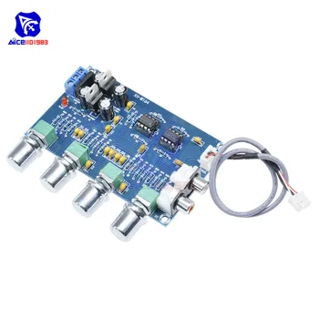 diymore NE5532 Stereo Pre-amp Preamplifier Tone Board Audio 4 Channels Adjustable Potentiometer Amplifier Module with Wire
diymore NE5532 Stereo Pre-amp Preamplifier Tone Board Audio 4 Channels Adjustable Potentiometer Amplifier Module with Wire