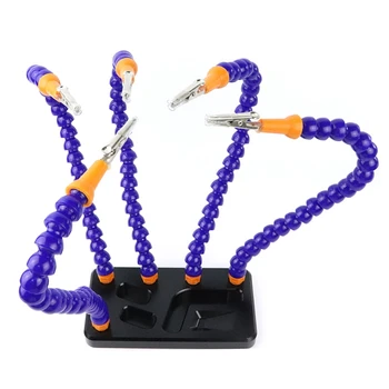 Helping Hands Third Arm Soldering Work Station 5 Flexible Arms with Precision 360 Degree Alligator Clip
Helping Hands Third Arm Soldering Work Station 5 Flexible Arms with Precision 360 Degree Alligator Clip