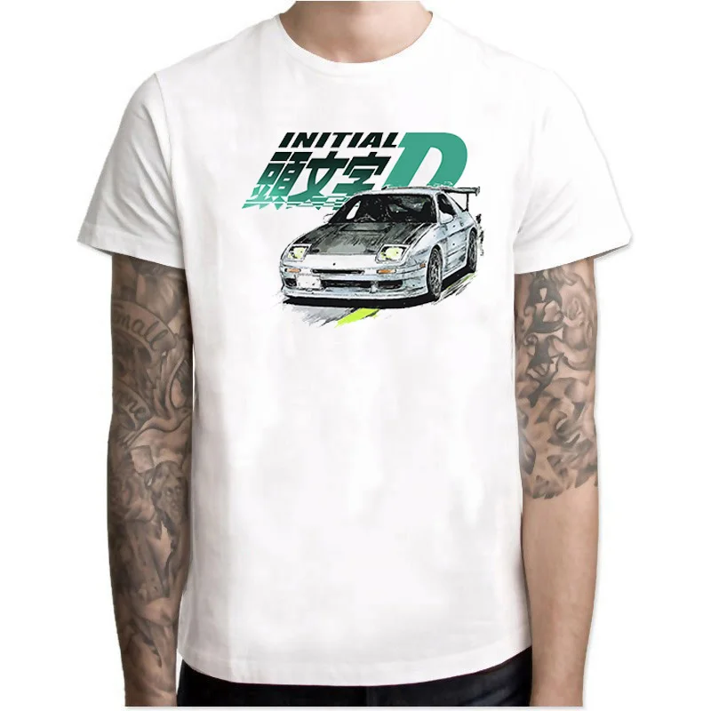 Initial FC Night Out Japanese Anime Short Sleeves Ulzzang Initial D Car Harajuku Fashion Vintage T Shirt Camisetas Hombre
Initial FC Night Out Japanese Anime Short Sleeves Ulzzang Initial D Car Harajuku Fashion Vintage T Shirt Camisetas Hombre