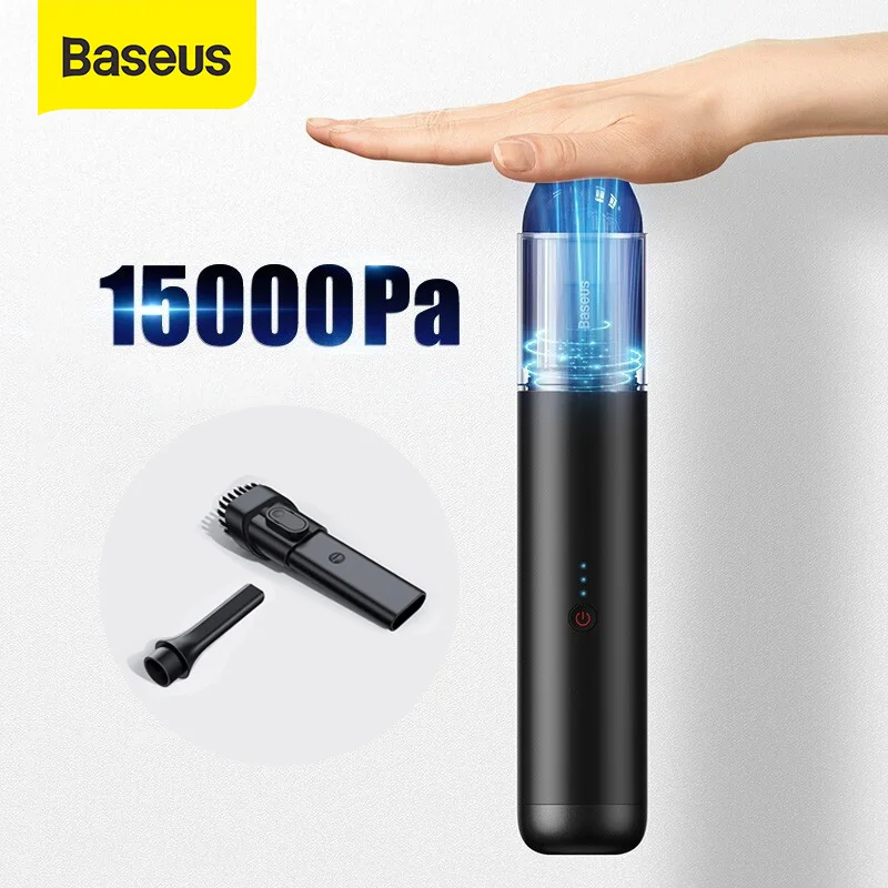 Baseus Portable Handheld Vacuum Cleaner 135W 15000Pa Strong Suction Car Handy Vacuum Cleaner Robot Smart Home For Car & HOME
Baseus Portable Handheld Vacuum Cleaner 135W 15000Pa Strong Suction Car Handy Vacuum Cleaner Robot Smart Home For Car & HOME