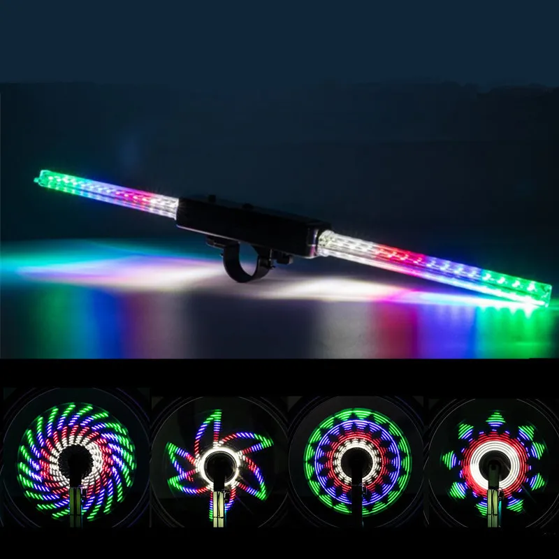 Leadbike Bicycle Wheel Light 64 LEDs 30 Patterns Double Side Display Bike Front Tail Light Spoke Light Waterproof Tire Light
Leadbike Bicycle Wheel Light 64 LEDs 30 Patterns Double Side Display Bike Front Tail Light Spoke Light Waterproof Tire Light