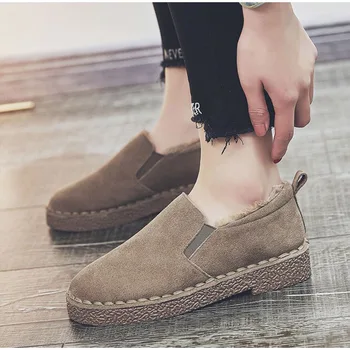 Winter Women Slip On Moccasins Sue Flat Shoes Warm Plush Female Platform Comfort Fisherman Shoes Ladies Fashion
Winter Women Slip On Moccasins Sue Flat Shoes Warm Plush Female Platform Comfort Fisherman Shoes Ladies Fashion