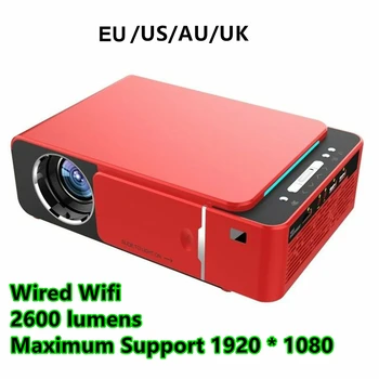 T6 LED Mini High Definition Resolution Video Projector HD 720P Portable HDMI Wifi Beamer Support HD 1080p Home Theater Cinema
T6 LED Mini High Definition Resolution Video Projector HD 720P Portable HDMI Wifi Beamer Support HD 1080p Home Theater Cinema
