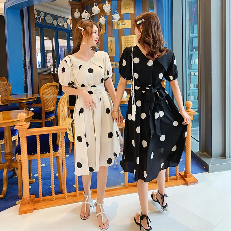 New Style Retro Polka Dot Reversible Dress Sense of Design over-the-Knee Medium-length Dress Women's
New Style Retro Polka Dot Reversible Dress Sense of Design over-the-Knee Medium-length Dress Women's