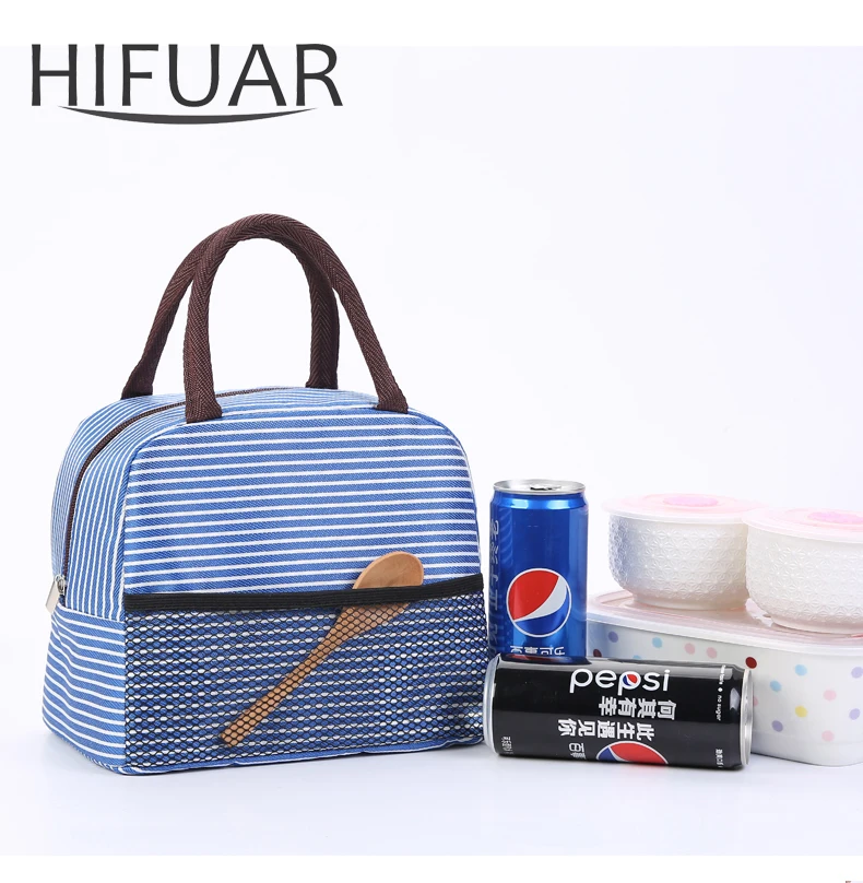 Striped Lunch Bags Large-capacity Multi-color Lunch Bag For Student With Aluminum Foil Insulation Package Women Handbags
Striped Lunch Bags Large-capacity Multi-color Lunch Bag For Student With Aluminum Foil Insulation Package Women Handbags