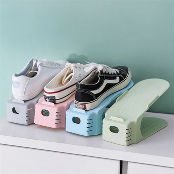 2pcs Durable Adjustable Shoe Organizer Footwear Support Slot Space Saving Cabinet Closet Stand Shoes Storage Rack Shoebox 
2pcs Durable Adjustable Shoe Organizer Footwear Support Slot Space Saving Cabinet Closet Stand Shoes Storage Rack Shoebox