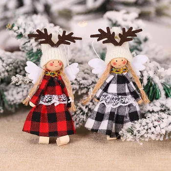 New Christmas Decorations Wings Angel Doll Pendant New Year Christmas Decoration for Home Christmas Tree Pendant Navidad 2020
New Christmas Decorations Wings Angel Doll Pendant New Year Christmas Decoration for Home Christmas Tree Pendant Navidad 2020