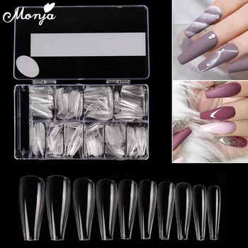 Monja 500 Pcs/Set Acrylic Transparent French Full Cover False Nails Pointy Stiletto Oval Tips Extension Fake Nail Manicure Tool
Monja 500 Pcs/Set Acrylic Transparent French Full Cover False Nails Pointy Stiletto Oval Tips Extension Fake Nail Manicure Tool