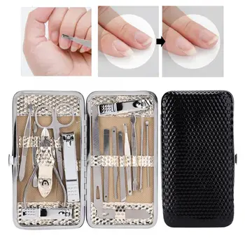 16pcs Durable Stainless Steel Manicure Nail File Nail Clipper Ear Pick Eyebrow Scissors Grooming Kit Manicure Tool Sets
16pcs Durable Stainless Steel Manicure Nail File Nail Clipper Ear Pick Eyebrow Scissors Grooming Kit Manicure Tool Sets