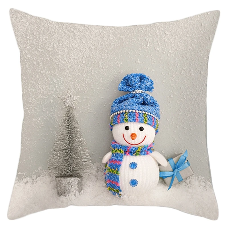 Nordic Christmas Decorative Throw Pillow Case Snowman Print Velvet Cushion Cover R9JC
Nordic Christmas Decorative Throw Pillow Case Snowman Print Velvet Cushion Cover R9JC