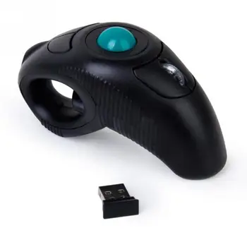 2.4G Wireless Air Mouse Handheld Trackball Mouse USB Port Thumb Controlled Handheld Trackball Mouse 15M Receiving Distance Black
2.4G Wireless Air Mouse Handheld Trackball Mouse USB Port Thumb Controlled Handheld Trackball Mouse 15M Receiving Distance Black