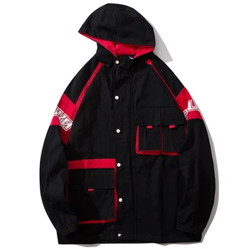 Spring New Menswear Jackets Men Hit Color Multi-Pocket Windbreaker Outerwear Baggy Hip Hop Hoodie Coat Harajuku Streetwear
Spring New Menswear Jackets Men Hit Color Multi-Pocket Windbreaker Outerwear Baggy Hip Hop Hoodie Coat Harajuku Streetwear