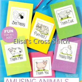 CD81 14ct DIY Invitation Greeting Card Popular Full Set CrossStitch Greeting Card Cake Birthday Christmas Gift AMUSING ANIMALS
CD81 14ct DIY Invitation Greeting Card Popular Full Set CrossStitch Greeting Card Cake Birthday Christmas Gift AMUSING ANIMALS