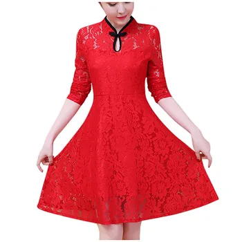 dress Fashion women dress Women Lady Elegant Autumn Cheongsam Style Long Sleeve Lace Dress платье платье женское Free ShippingD4
dress Fashion women dress Women Lady Elegant Autumn Cheongsam Style Long Sleeve Lace Dress платье платье женское Free ShippingD4