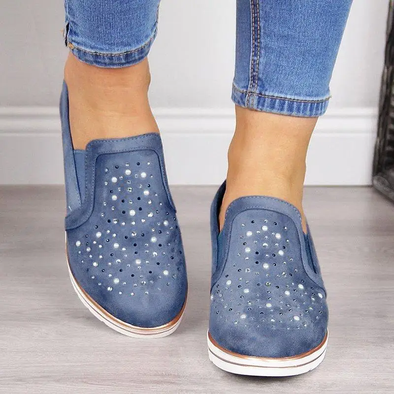 2020 Summer Women Wedge Canvas Shoes Casual Ladies Single Shoes Plus Size Breathable Rhinestone Slip-on Women Sandals Pumps
2020 Summer Women Wedge Canvas Shoes Casual Ladies Single Shoes Plus Size Breathable Rhinestone Slip-on Women Sandals Pumps