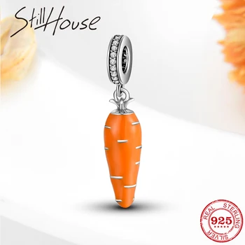 NEW enamel Charms 925 Sterling Silver Carrot bead fine Pendant Jewelry Making fits original charm design DIY Bracelet
NEW enamel Charms 925 Sterling Silver Carrot bead fine Pendant Jewelry Making fits original charm design DIY Bracelet