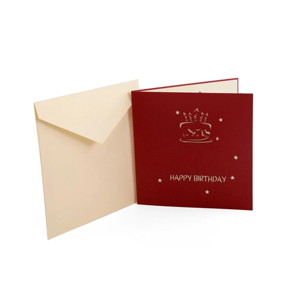 pop up greeting cards happy birthday postcards thank you gift