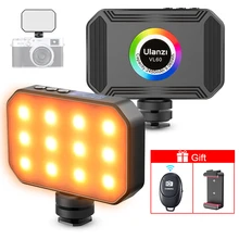 Ulanzi VL60 Mini RGB Camera Light LED Pocket Video Light 2450mAh 2500K-9000K Vlog Fill Light For Youtube DSLR SLR Camera Lamp
Ulanzi VL60 Mini RGB Camera Light LED Pocket Video Light 2450mAh 2500K-9000K Vlog Fill Light For Youtube DSLR SLR Camera Lamp