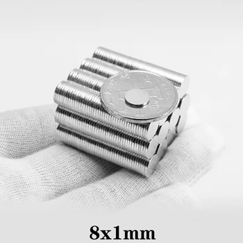 50~1000PCS 8x1 mm Powerful Strong Magnetic Magnet 8mmx1mm Permanent Neodymium Magnet disc 8x1mm Fridge Small Round Magnet 8*1 mm
50~1000PCS 8x1 mm Powerful Strong Magnetic Magnet 8mmx1mm Permanent Neodymium Magnet disc 8x1mm Fridge Small Round Magnet 8*1 mm